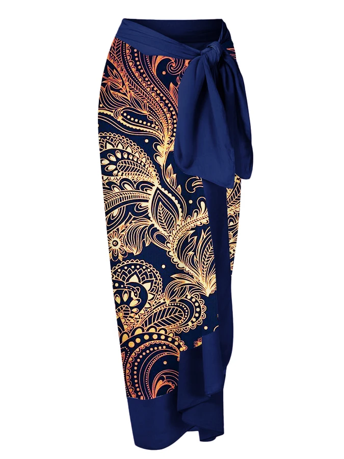 

Art Print One Piece Swimsuit and Cover Up