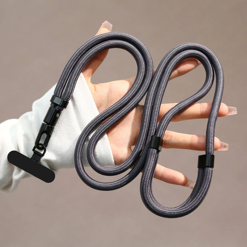 Universal Adjustable Phone Lanyard – Crossbody Necklace Strap with Clip, Anti-Lost and Durable Design