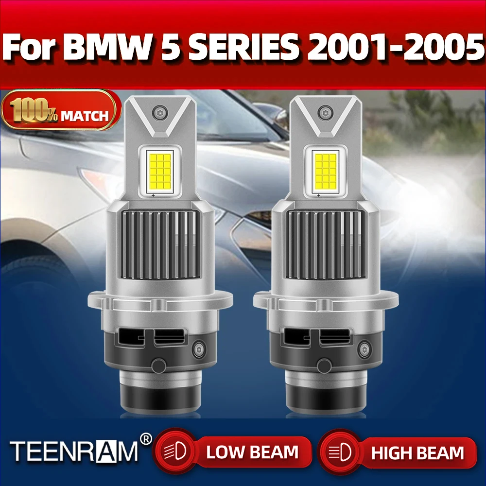 

Canbus светодиодные фары 60000LM автомобильные светильник Blubs 12V 150W ксеноновые лампы 6000K белые для BMW 5 серии 2001 2002 2003 2004 2005