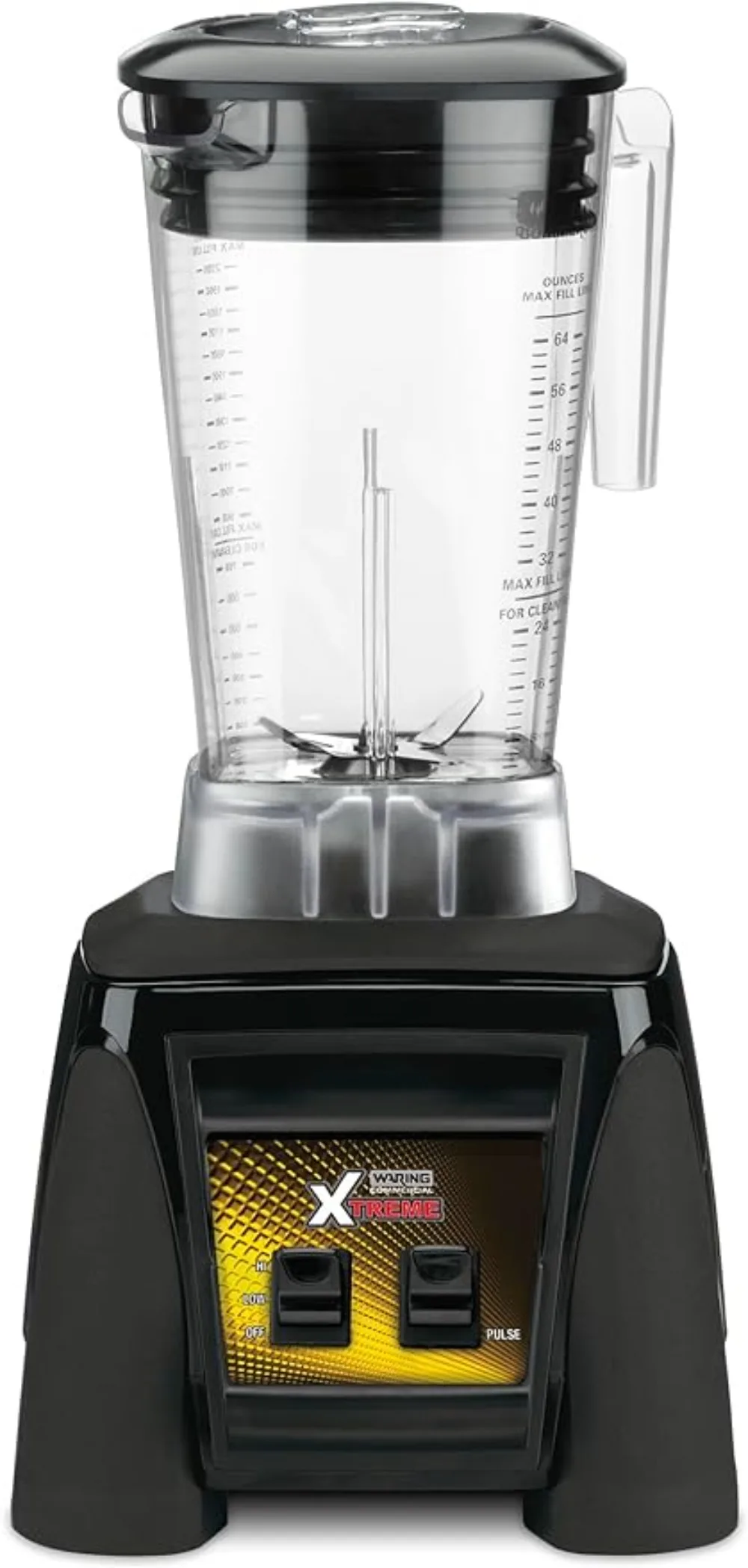 

Waring Commercial MX1000XTX 3.5 HP Blender with Paddle Switches, Pulse Feature and a 64 oz. BPA Free Copolyester Container