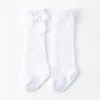 Spring Summer Baby Socks Big Bow Red Children's Knee High Newbron  Mother Kids Floor Cotton Socks Baby Accessories Girls Clothes 6
