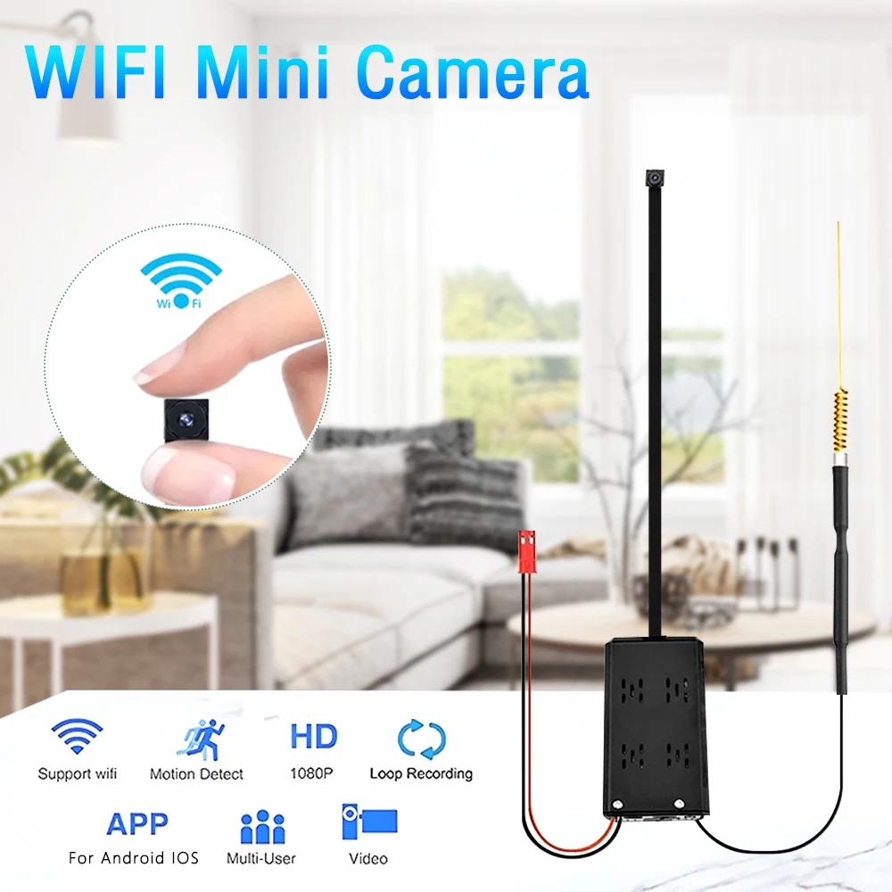 Wifi Camera DIY Portable Mini Camara Espia Wifi 4K Micro Camcorder P2P  Wireless Webcam Video Recorder Home Security Nanny Camera - AliExpress