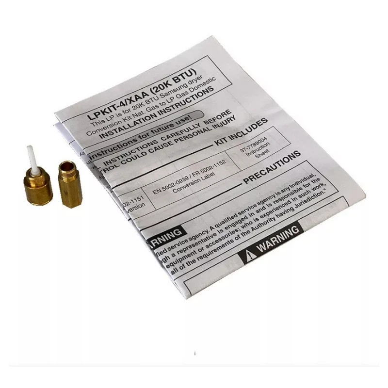 Sam&sung Lpkit-4/xaa Dc98-04114A Dvg20 Dvg45 Dvg50 Dvg54 Natural Gas X LPG Dryer Conversion Kit