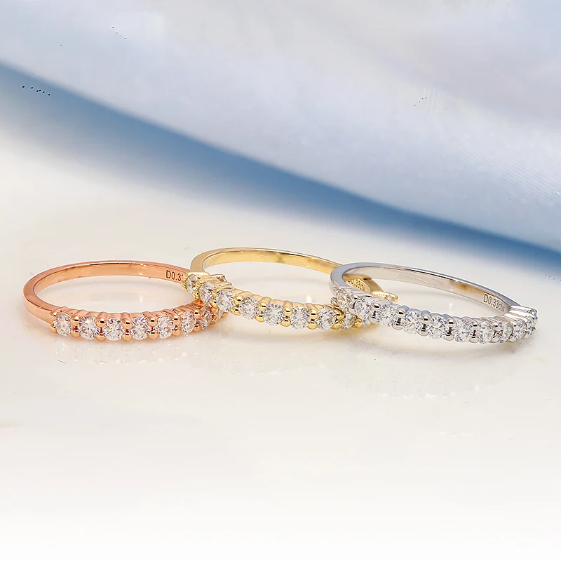1/2 KARAT LABOR Geschaffen Diamant Halbe Ewigkeit Hochzeitsband 116293495682