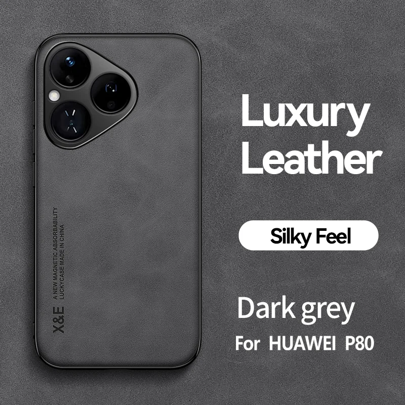 Vintage Magnetic Leather Shockproof Silicone Soft Case Cover