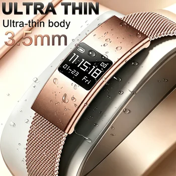 Nuovo Smartwatch Ultra-Sottile Elegante e alla Moda 2026, Impermeabile IPX8, Monitoraggio del Sonno, Braccialetto Intelligente da Donna per Attività all'Aperto