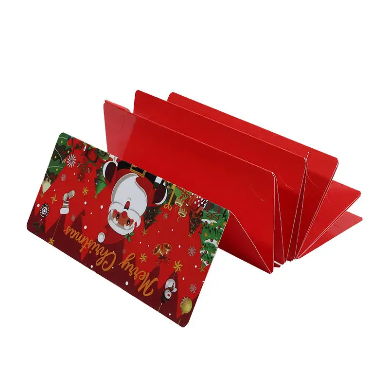 Weihnachten Folding Banknote Karte Weihnachten Santa Claus Geld Karte Umschlag Frohe Weihnachten Dekorationen Für Home Navidad Noel Natal – Detail 16