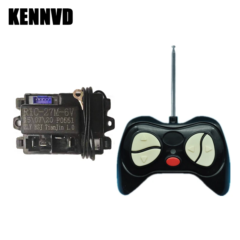 Children's 27MHz Electric Car Remote Control Receiver and Transmitter
