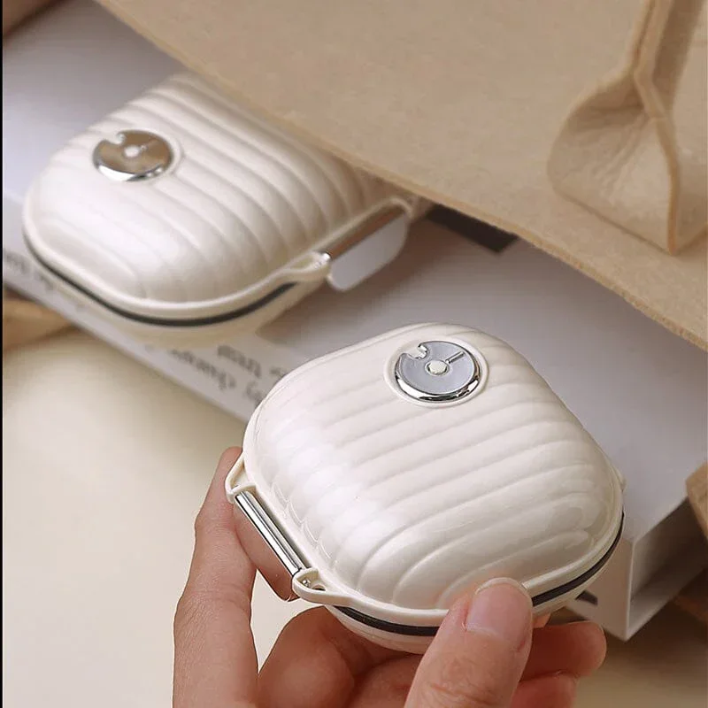 Mini Portable Pill Box Travel Seven Days Multi Grid Split Package Pills Tablets Sealed Storage Box Pill Organizer Weekly