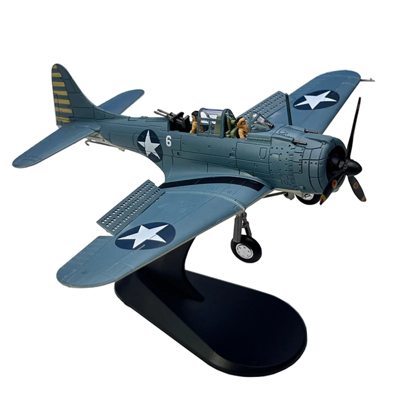 

1:72 1/72 Scale WWII Midway SBD Dauntless Dive Bomber Battle Finished Diecast Metal Plane Aircraft Military Model Gift Toy