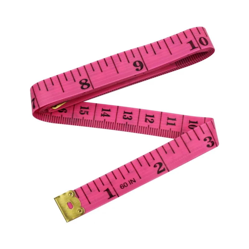 1PC Body Measuring Ruler Sewing Tailor Tape Measure Mini Soft Flat Ruler  Centimeter Meter Sewing Measuring Tape 60in 1.5m