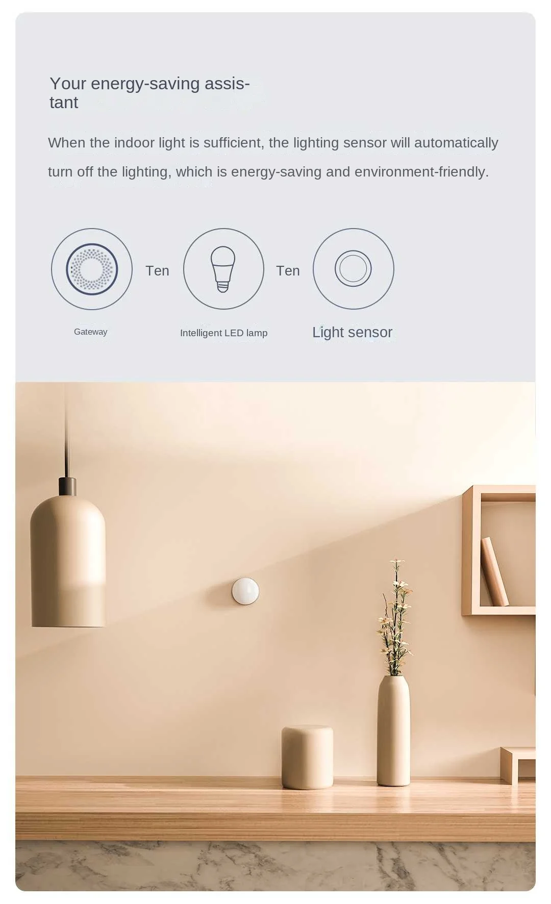 Original Light Sensor T1 Zigbee 3.0 Brightness Sensor Smart home Light Detector