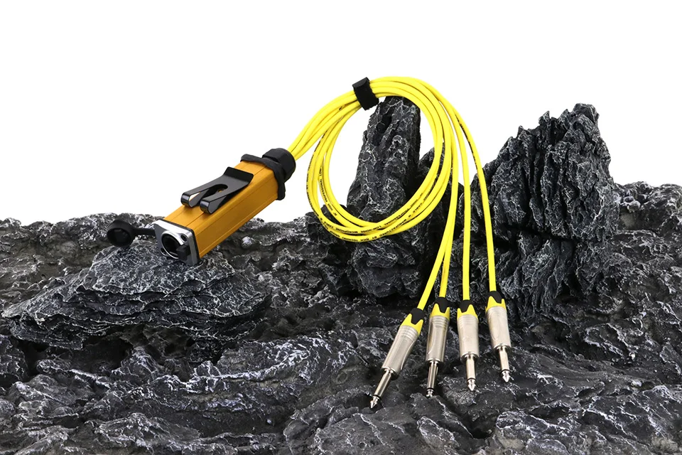 0,2 M-15M wasserdicht rj45 bis 4 Kanal 6,35 Zoll mm Stecker ts Mono-Stecker Audio-Verlängerung kabel Netzwerk Signal Extender Splitter – Detail 13