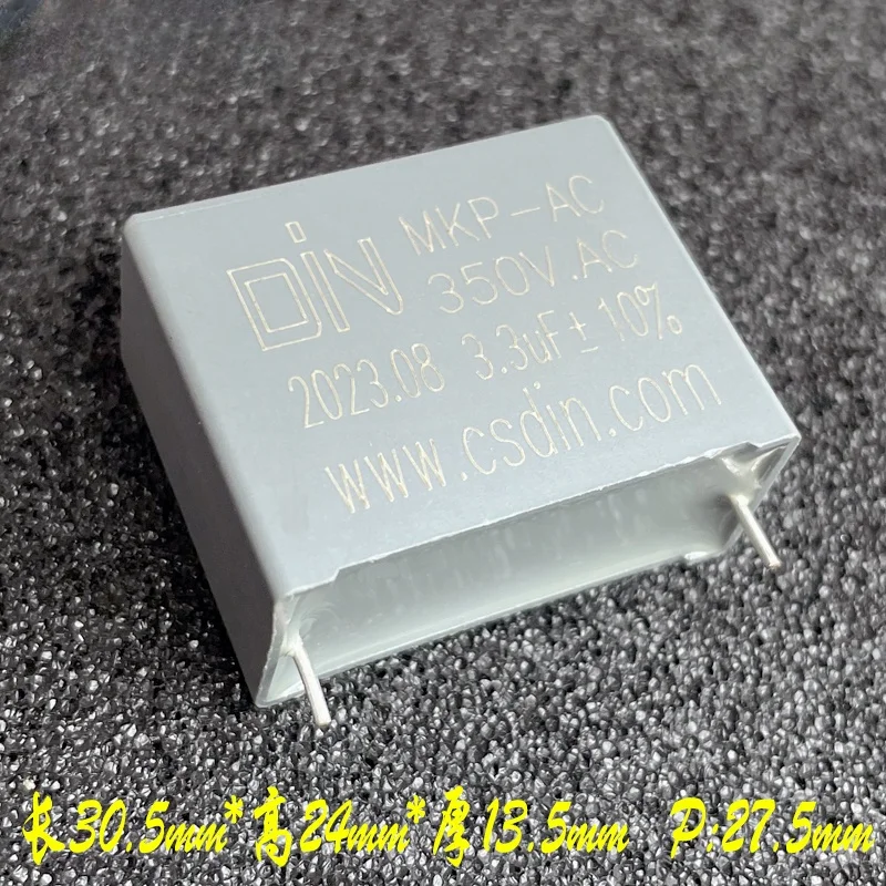 5 Pz Din Mkp 3.3Uf 3 U3 335 350V 275V 305V 310V X2 Condensatore Di Sicurezza Farad
