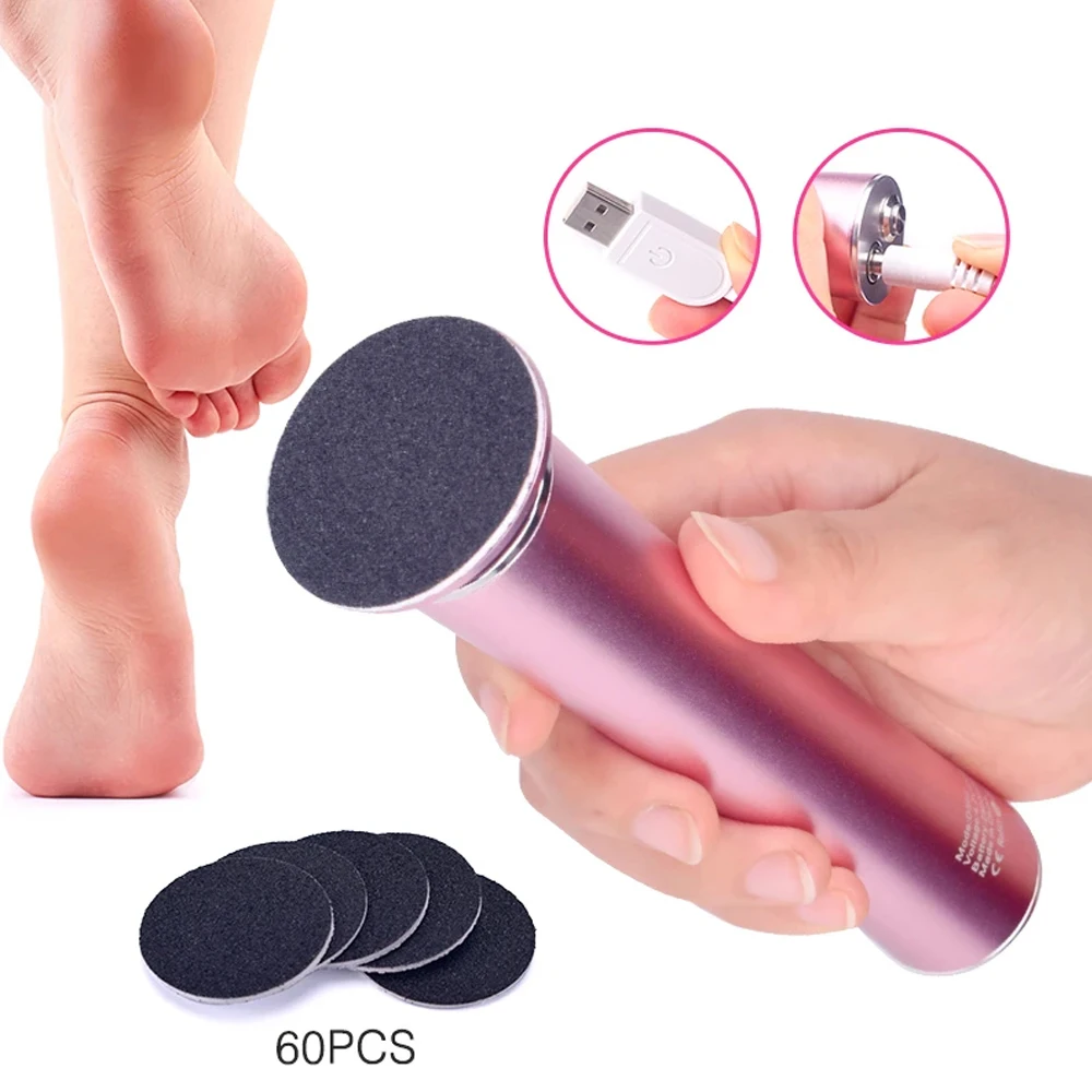 Electric Foot File Callus Remover Dead Skin Removal Foot Grinder Pedicure  Tool