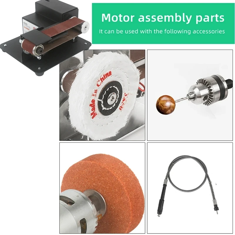 Multifunctional Electric Belt Sander Grinder Knife sharpener DIY Polishing Grinding Cutter Edges Sharpener Mini Sander Machine 3