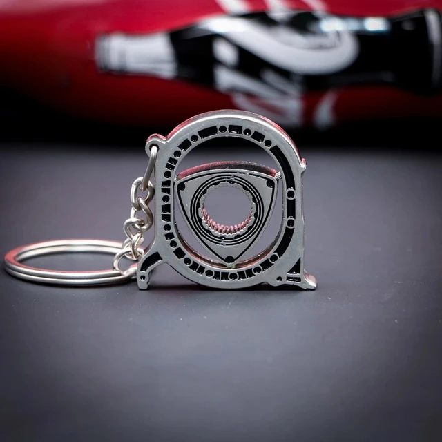 Spinning Rotor Keychain: A Meticulous and Exquisite Gift for Car Fans