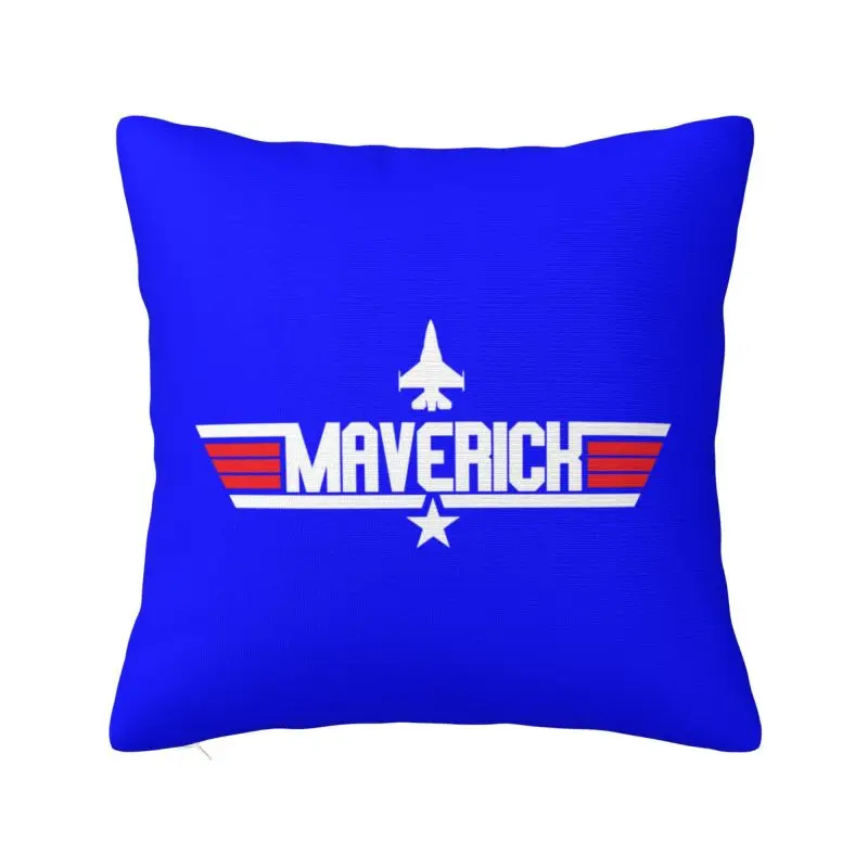 

Maverick Top Gun Pillow Case 45x45cm for Living Room Tom Cruise Movie Luxury Cushion Cover Car Pillowcase
