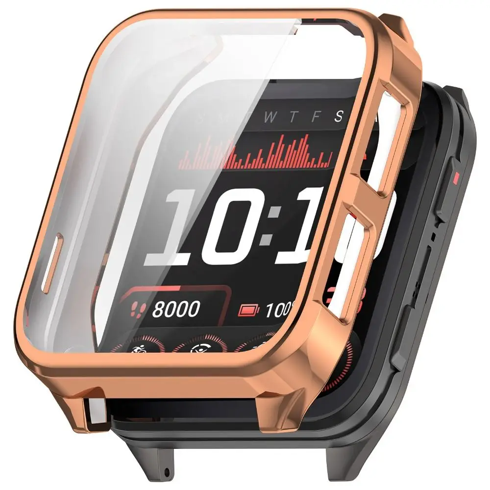 Enhanced TPU Protective Case with Anti-Scratch Screen Protector for Smart Watch Accessories