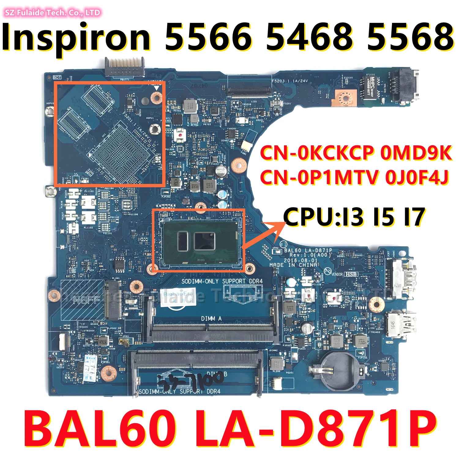 5566 5468 5568, núcleo i3 i5 i7