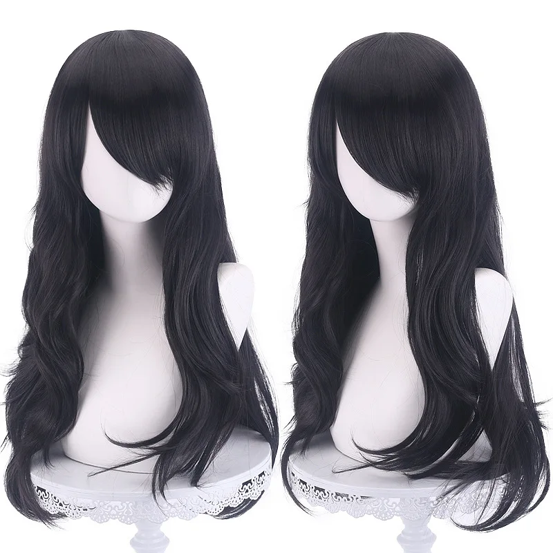 COS Anime Wig Versatile Multi-color 70cm Long Curly Hair Micro Curly Cosplay Clothing
