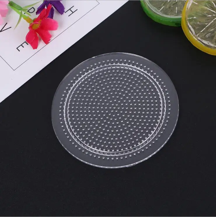 2,6 mm Hama Perlen Stecktafel Transparente Vorlage Board Pixel Art Puzzle Quadratisches Werkzeug DIY Figur Material Board Perler Perlen – Detail 5