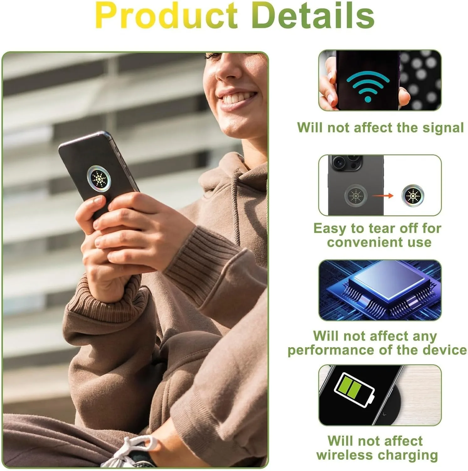 Advanced EMF Protection Shield Sticker - Anti-Radiation Neutralizer