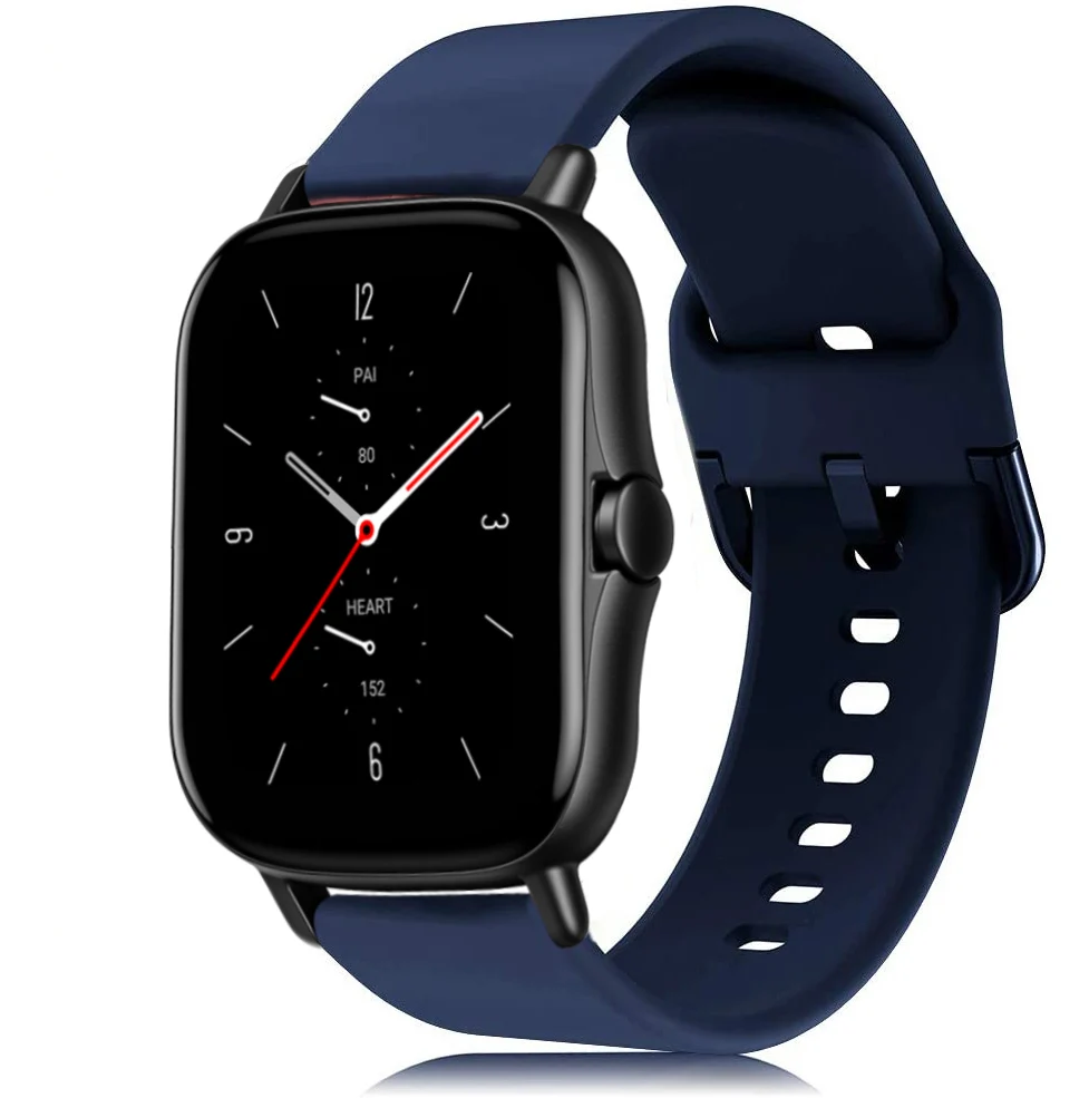 Versatile Silicone Smartwatch Band - 20mm/22mm