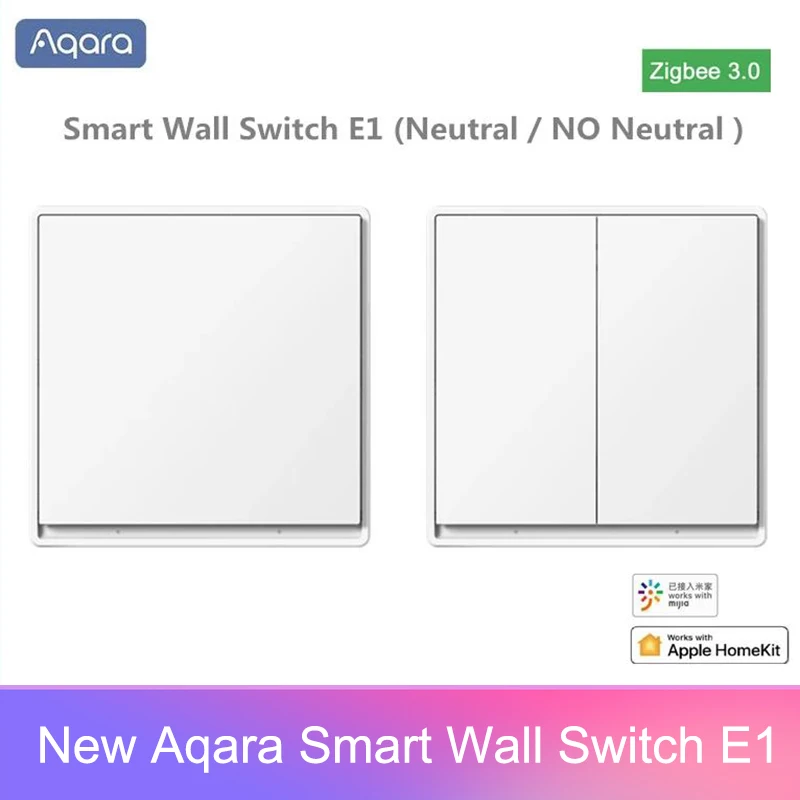 AqaraSmartWallSwitchE1ZigBee30SmartHomeWirelessKeyLight
