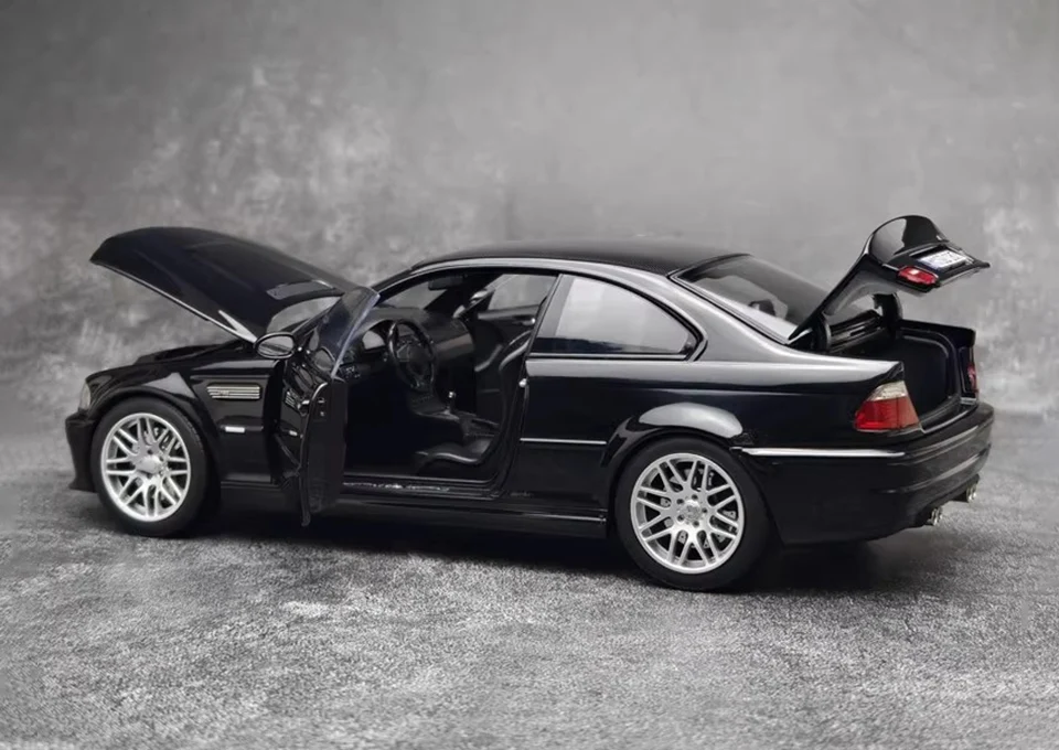 S6ed710b74b9f4fc9b0ad272e45c410ccM 183017: NOREV 1:18 M3 E46 CLS 合金 製 フルオープン シミュレーション車模型 ブラック