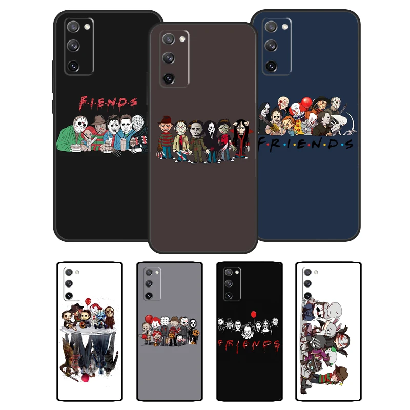 Film Horror Icone Custodia In Silicone Per Samsung Galaxy S8 S9 S10 S20 Fe S21 Plus Nota 20 Ultra S22 Ultra Cover