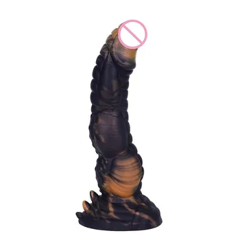 Dragon Dildo Silicone Realistic Dildo With Strong Suction Cup Monster Penis Anal Plug Adult Sex Toy For Women Hand-free Toys 5