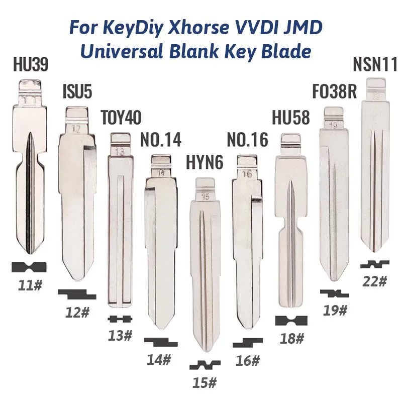 100Pcs-For-KeyDiy-Xhorse-VVDI-JMD-KD-Universal-Remote-Flip-Blade ...