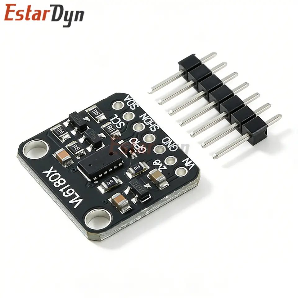 Estardyn VL6180X ToF Distance Sensor Module, High Precision Proximity Gesture Detector I2C 3.3V/5V for image 3