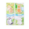 30Sheets Cute Pet Weekend Series Sticky Kawaii Notes Supply Vocabulary Writing Pads Planner Reciting Book Student Memo Message 5