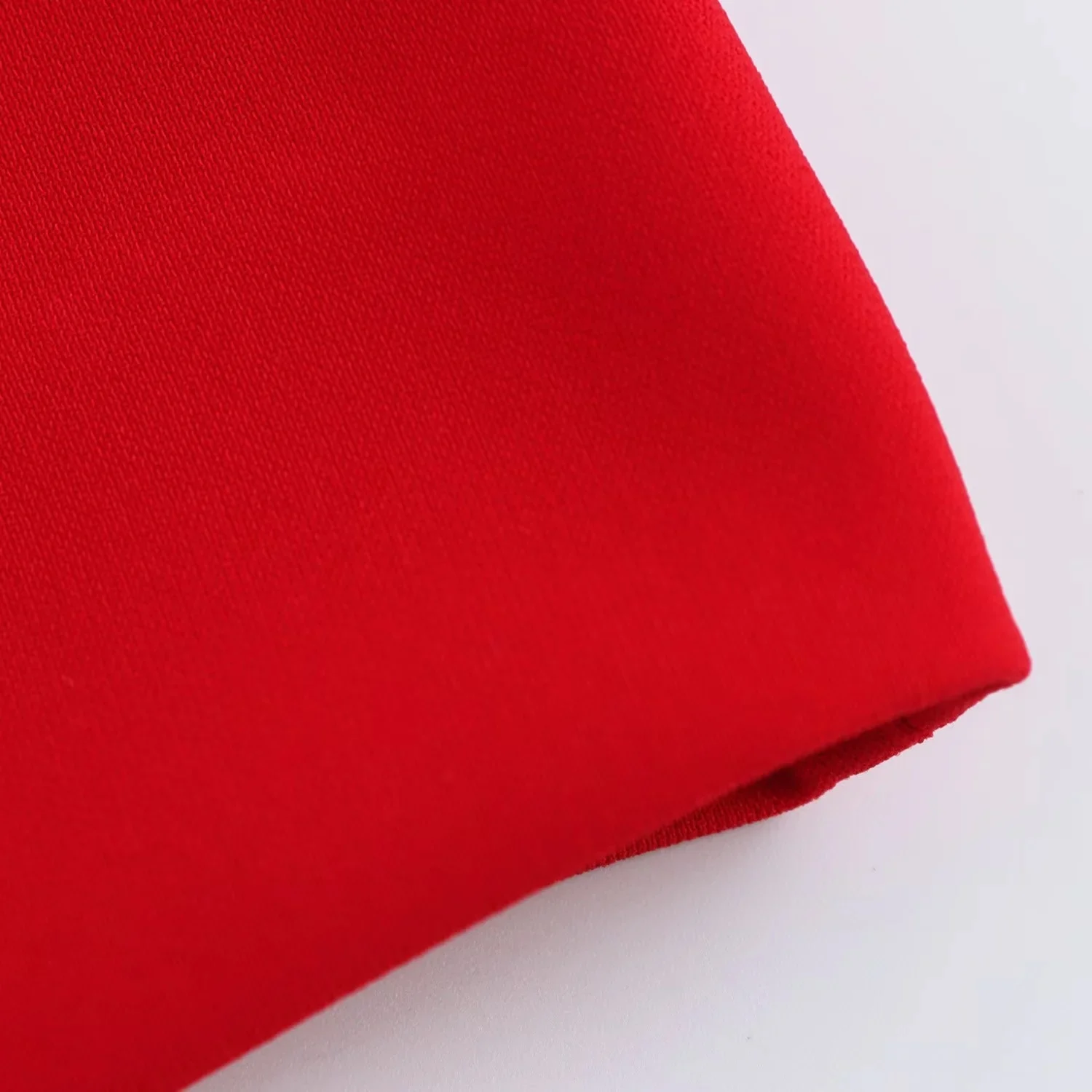 Lady Chic Red Vest Blazer Suit V Neck Sashes Sleeveless Blazer High Waist Wide Leg Pants Fashion Summer Sets