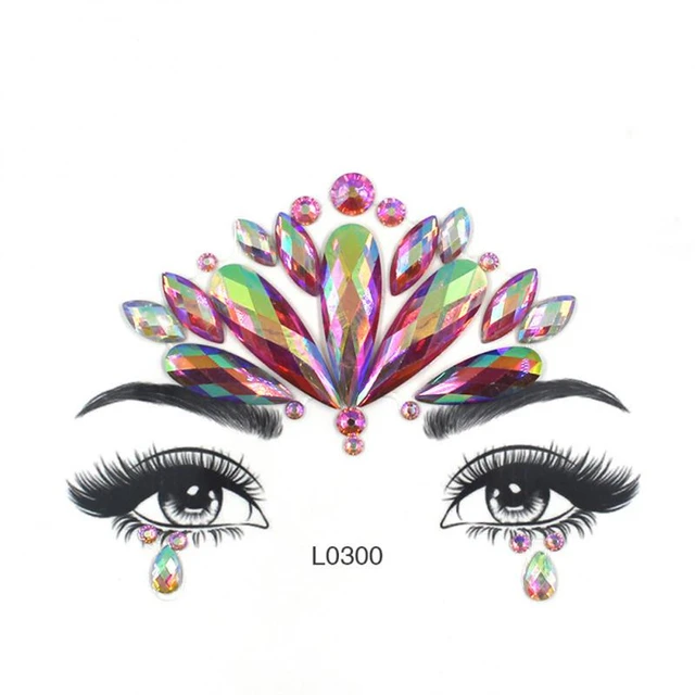 1PCS Eyes Gems Self Adhesive Lashed Sparkly Crystal Eyeliner Sticker  Transfer Face Makeup Rhinestones Art Tattoos - AliExpress