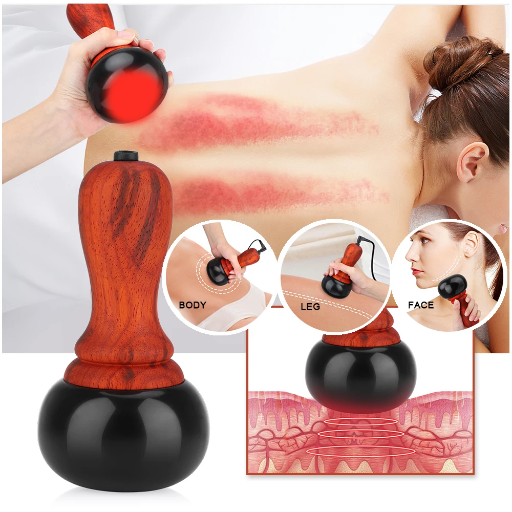 

Массажер Bian Stone Gua Sha Электрический с подогревом