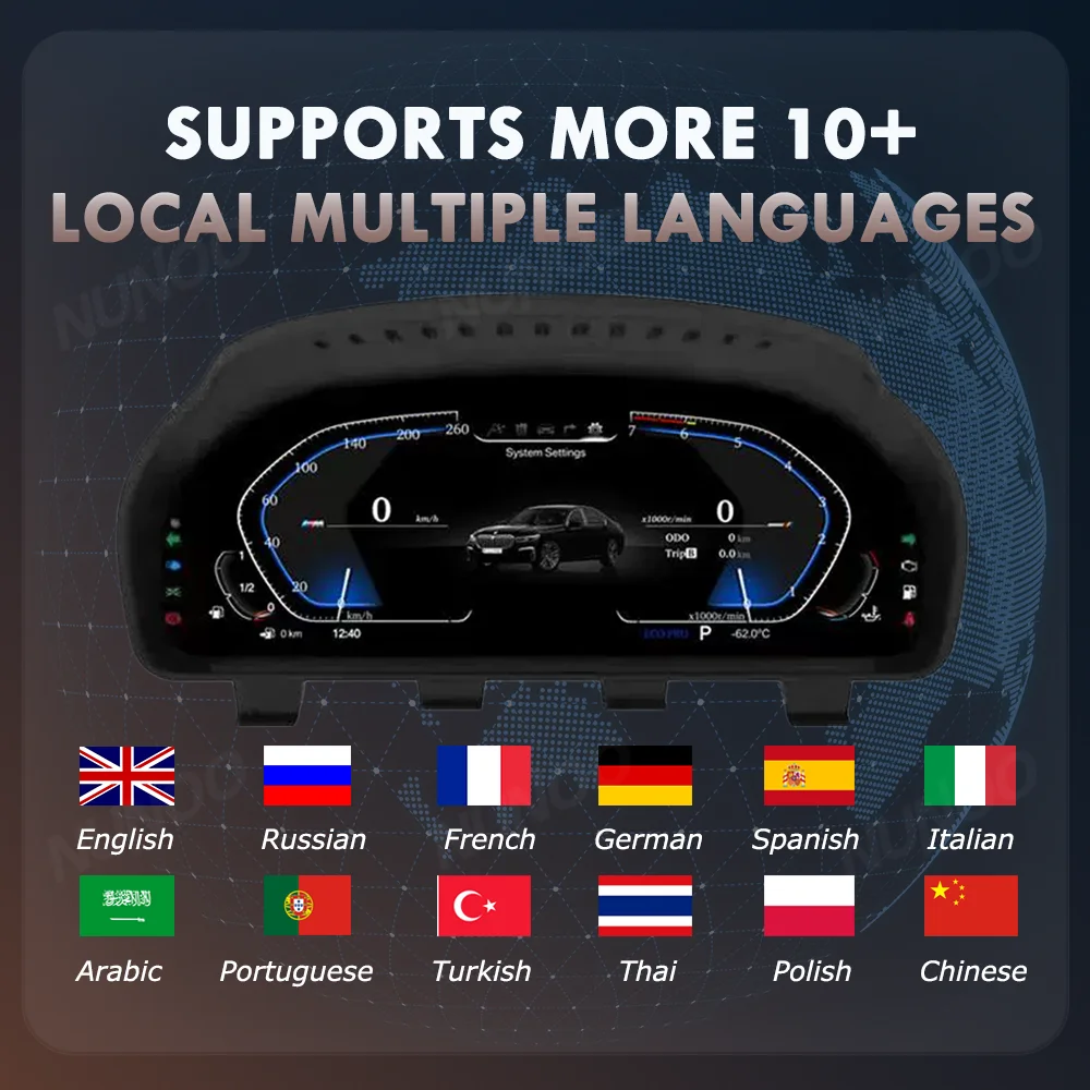 Panel de Instrumentos Digital 2026 para BMW Serie 3 y 4 F30 F31 F35 GT F34 F32 F33 F36 F80 F82 F83, Velocímetro Automático 6