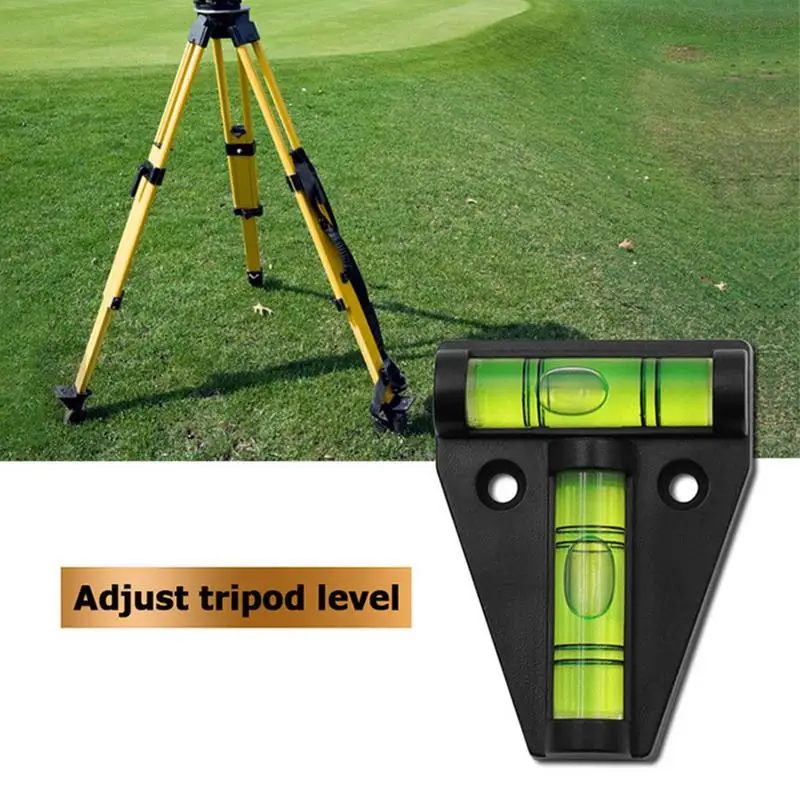 Spirit Level T-Type Spirit Level Plastic Measuring Vertical And Horizontal Adjuster Scope Triangle Level Measuring Kit For Caravan Camper