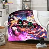 Demon Slayer Anime Blanket Sofa Cover Ultra-Soft Carpet Warm Bed Sheet Bedspread Bedding Room Decor 1