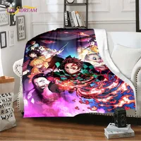 Demon Slayer Anime Blanket Sofa Cover Ultra-Soft Carpet Warm Bed Sheet Bedspread Bedding Room Decor 1