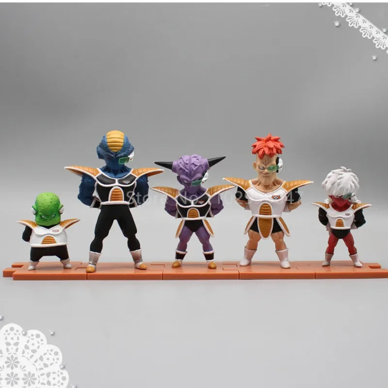 

5pcs Dragon Ball Z Anime Figure Ginyu Force Action Figure Jeice Ginyu Mini Pvc Figurine Model Doll Collectible Toy Christmasgift