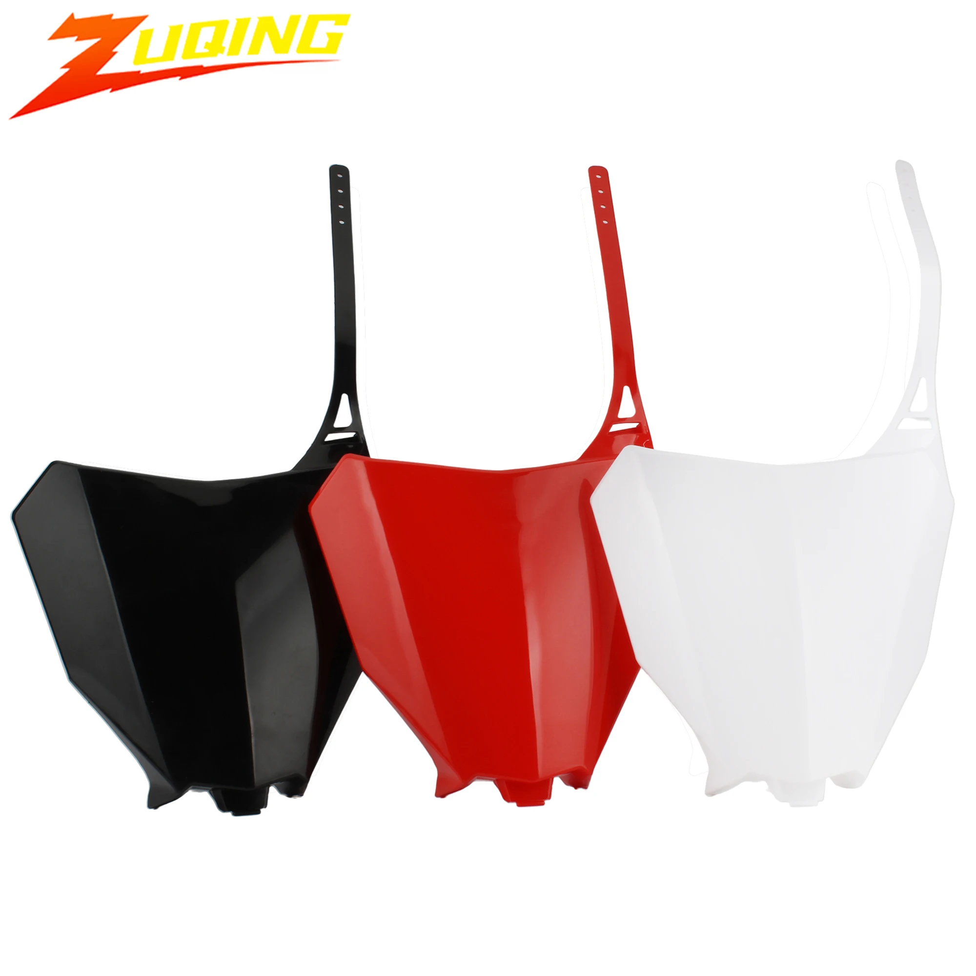 Moto Accessories Motorcycle Motocross Front Number Plate Fairing Mask For Honda CRF250R CRF250RX CRF450R CRF450RX license plate holder,motorcycle license plate holder