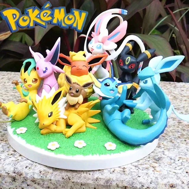 Pokemon Eevee Evolution Action Figure  Pokemon Battle Feature Figure -  Original - Aliexpress