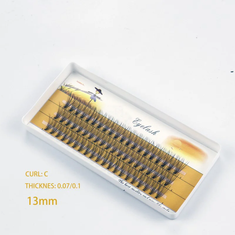 1 Box/60 Bündel Nerzwimpern Russische Einzelwimpern-Cluster Natürliche Wimpernverlängerung Make-up-Tool Falsche Wimpern Großhandel – Detail 10