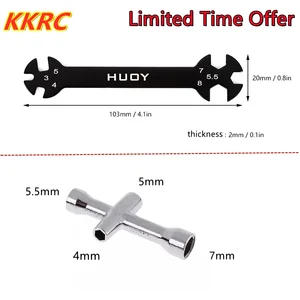 CatRC RC Car Tool Nut Screw Wrench Cross Wrench Hex Socket Repair Tool for HSP Traxxas Trx4 Tamiya HPI Kyosho D90 Axial SCX10 Ar