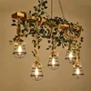 OUTELA American Country Pendant Lamp Retro Creativity Plant Music Restaurant Cashier Counter Bar Cafe Milk Tea Shop Chandelier 5