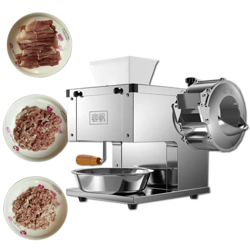 

Meat Slicer Cutter Machine Electric Food Slicer Meat Cutting Machine Minced Meat Slicing Shredding