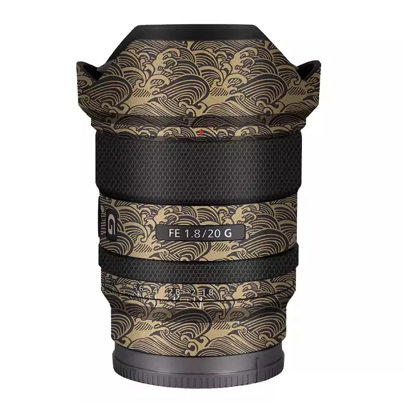 FE 스크래치 방지 카메라 렌즈 스티커 코트, 비닐 랩 보호 필름 바디 보호대 스킨 커버, FE 20mm F1.8 GM용, 3M, 20 1.8